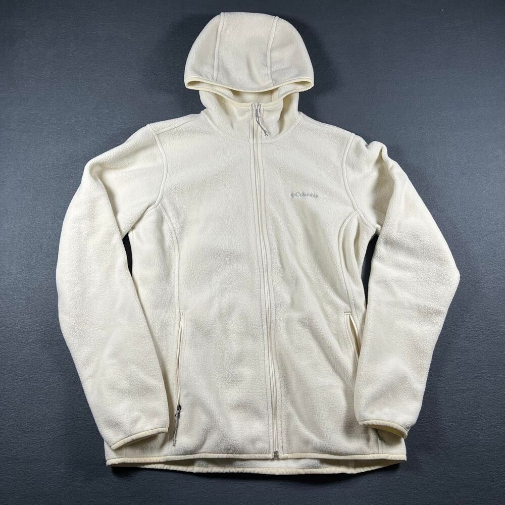 Columbia-sportswear Men's Cream and White Jacket